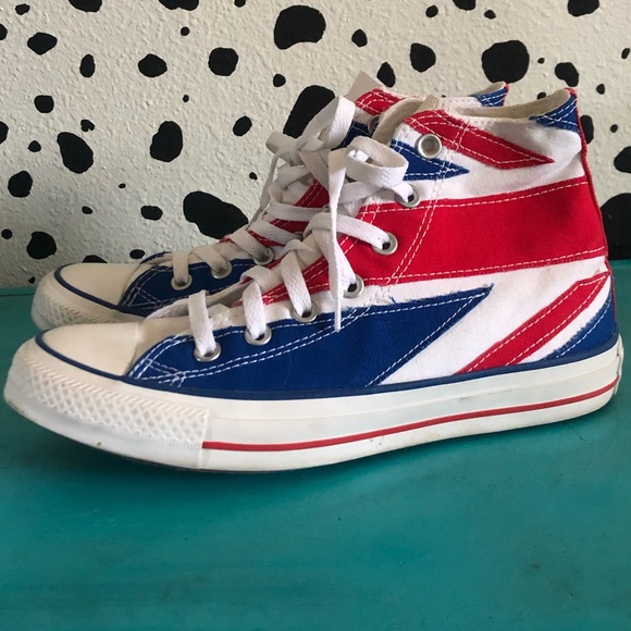 Converse Shoes | Hi Top Sneakers Union Jack | Poshmark